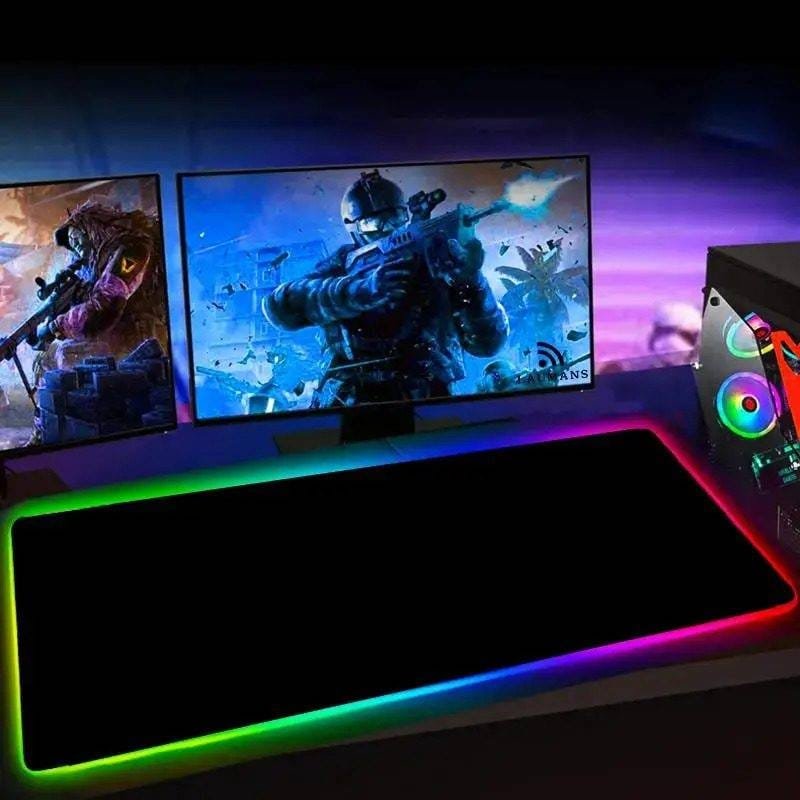 RGB Gaming Mouse Pad Large (800×300×4mm) Black - Image 4