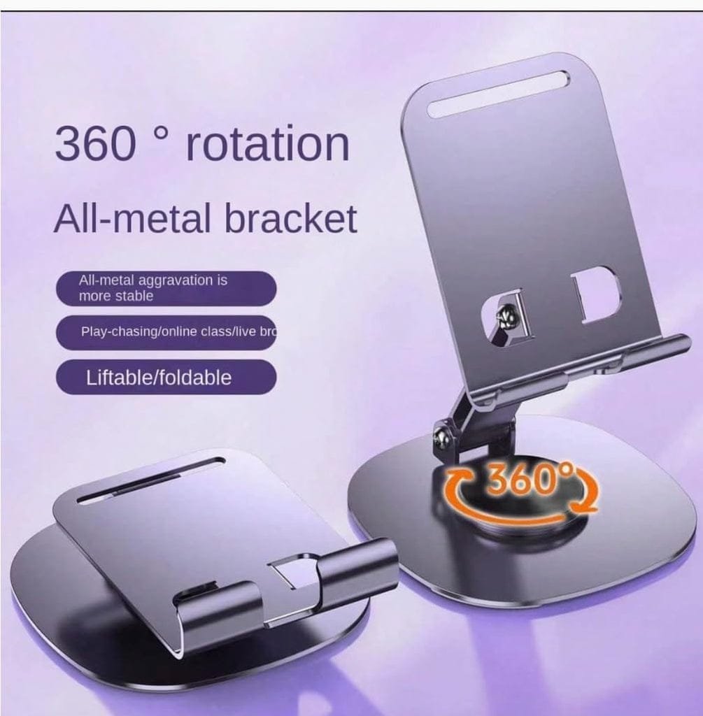 Cell Phone 360 Degree Metal Phone Stand Holder
