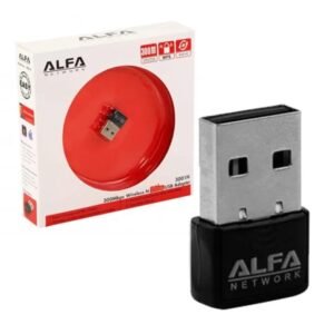 Alpha Wifi USB Adapter 150 Mbps With Driver CD For PC / Laptop-Black