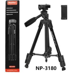 NeePho Professional Tripod NP-3180 Quality Holder HP/Camera ABS+PC DSLR Universal Extended Up to 1360mm Folded to 500mm Quick Release Plate with 1/4 Screw
