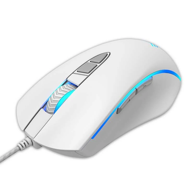 AUDEEO VELOCiTY USB RGB GAMING MOUSE WHiTE 3600 DPI MiCE - Image 3
