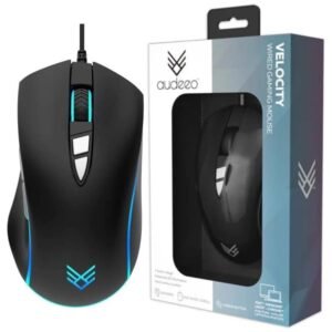 AUDEEO VELOCiTY USB RGB GAMING MOUSE BLACK 3600 DPI MiCE