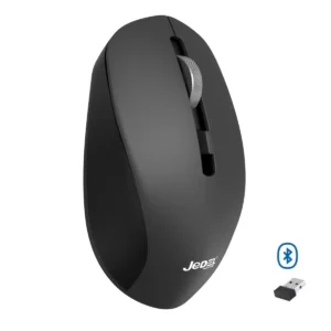 JEDEL WD156 Black Dual Mode ReCharging Wireless Office Mouse 1600 Dpi